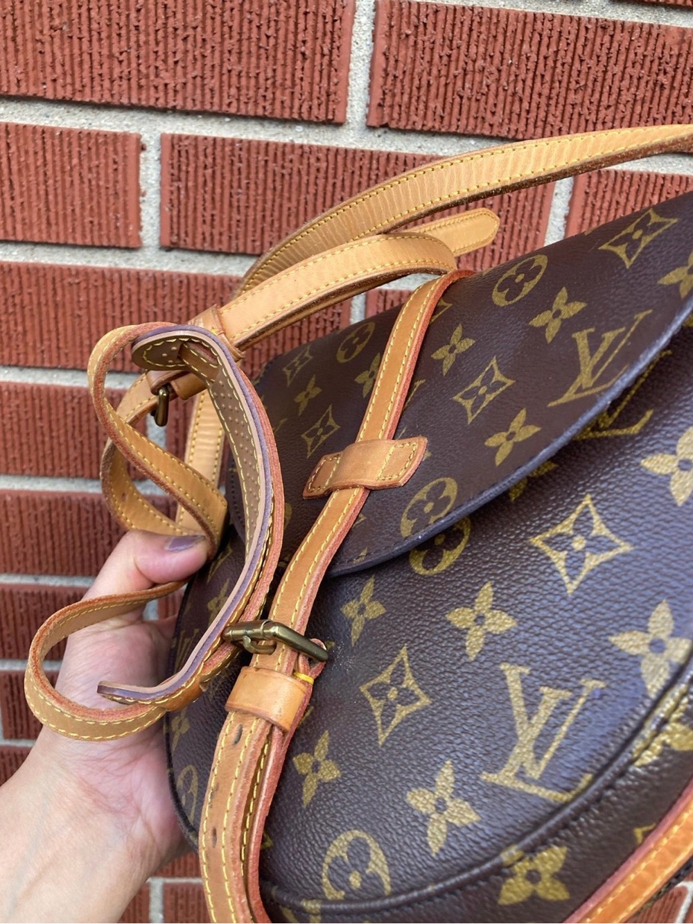 Louis Vuitton Brown Monogram Chantilly Vintage w/COA - Picture 7 of 7